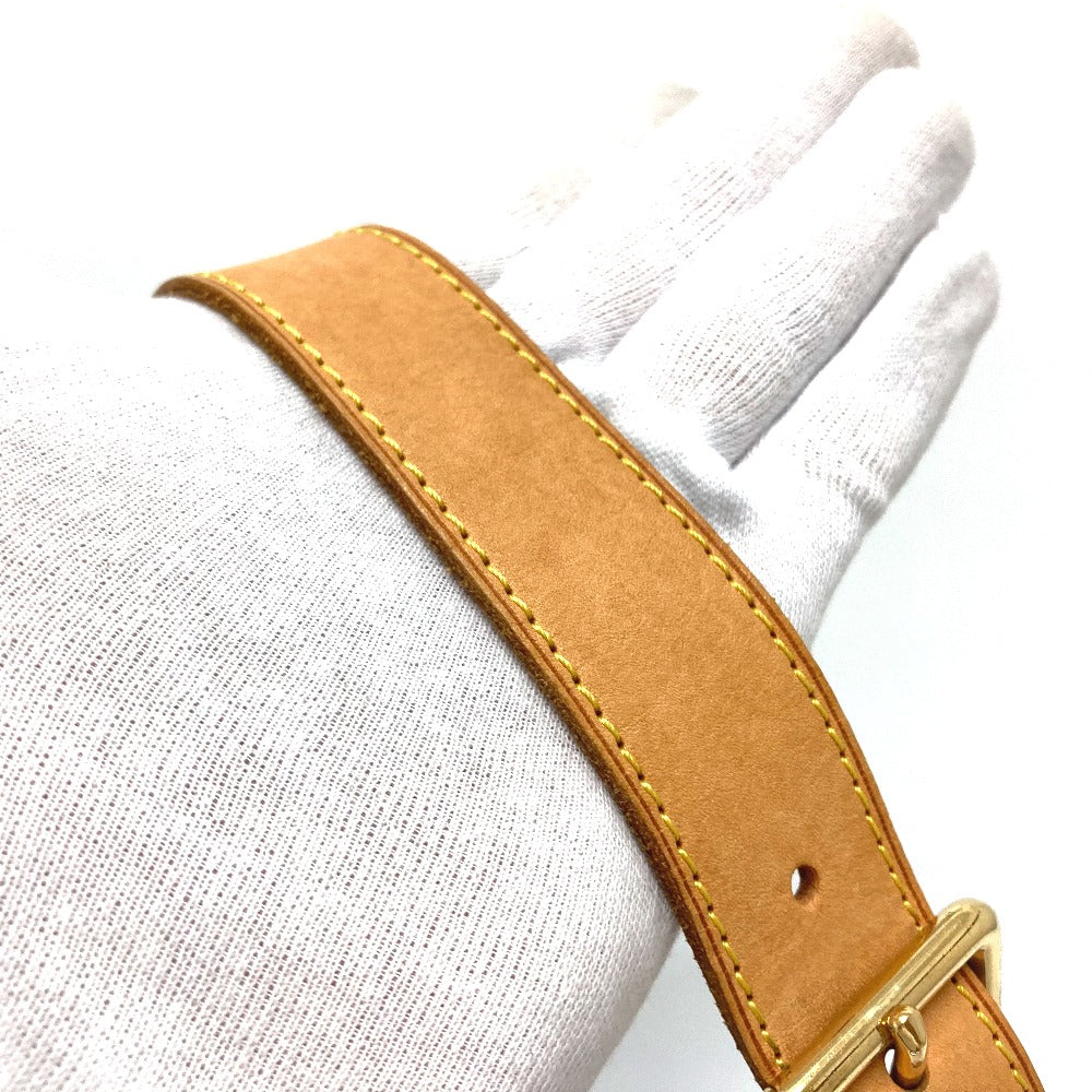 LOUIS VUITTON – Brown Monogram Canvas with Tanned Leather Trim