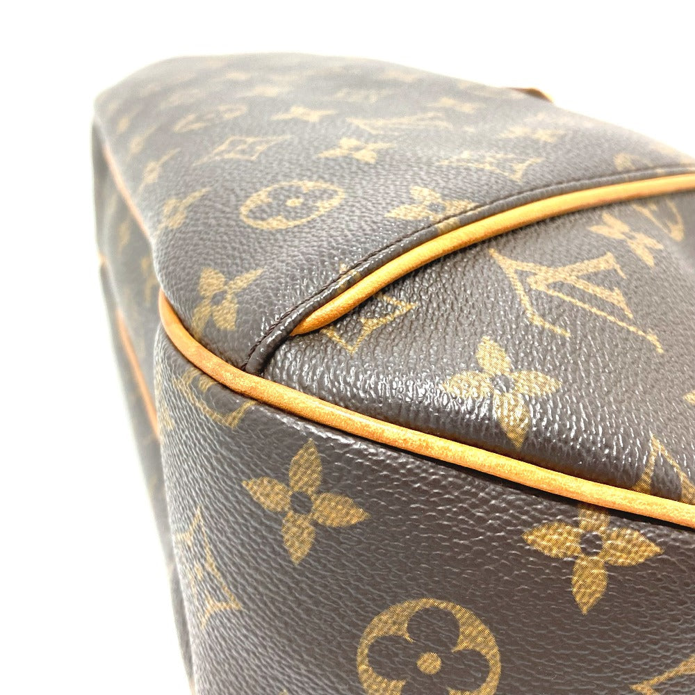 LOUIS VUITTON – Brown Monogram Canvas with Tanned Leather Trim