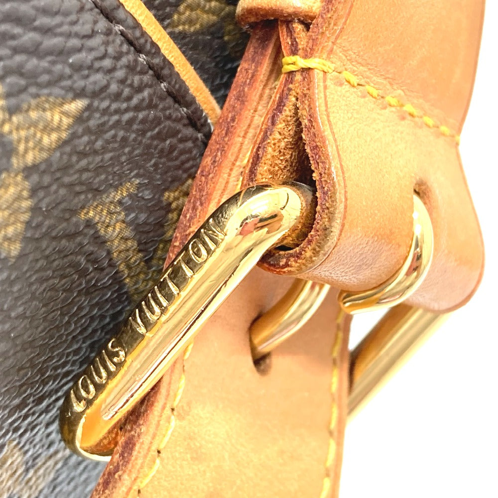 LOUIS VUITTON – Brown Monogram Canvas with Tanned Leather Trim