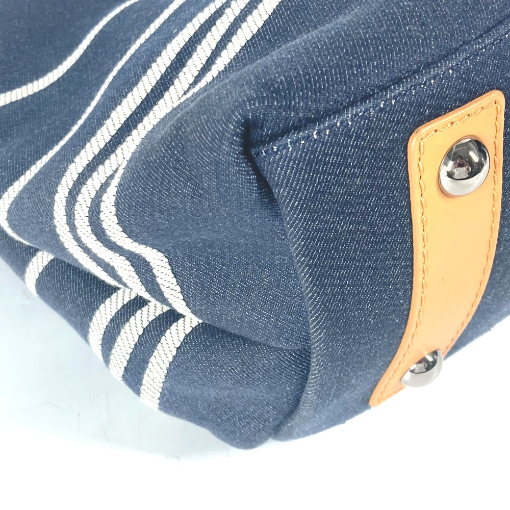 CHANEL Denim Tote CC Coco Mark 2000s Cruise Collection – Near-New