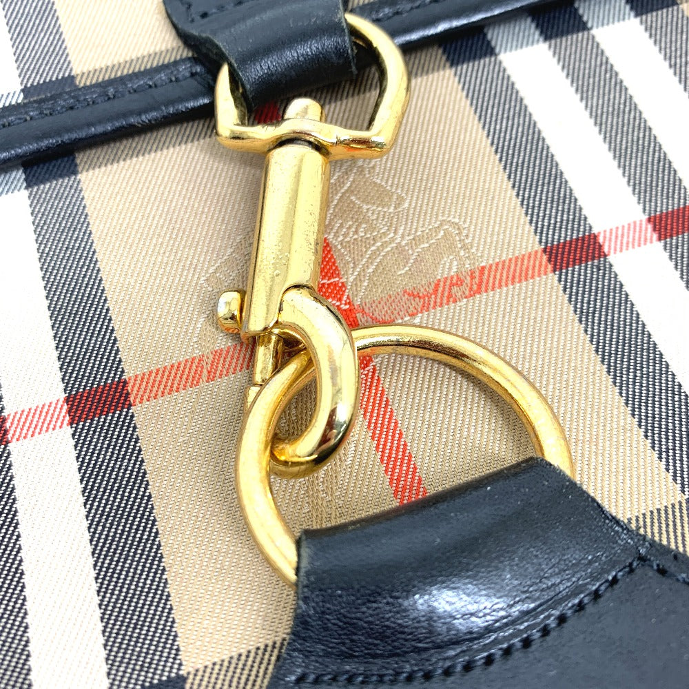 Burberry Logo Check Clutch Bag