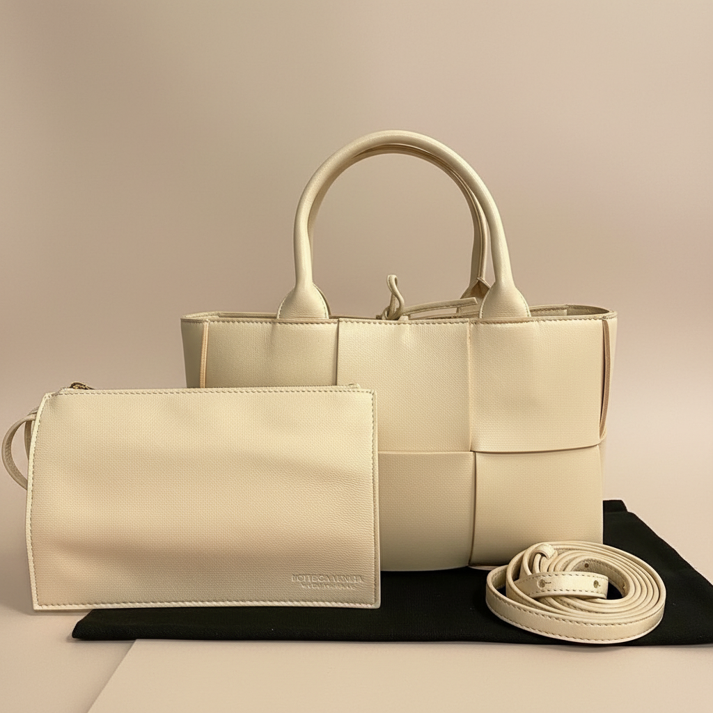 BOTTEGA VENETA – Arco Leather Shoulder Bag – Pink – 100% Authentic ✨Previously Owned Excellent Condition ~30% Off MSRP