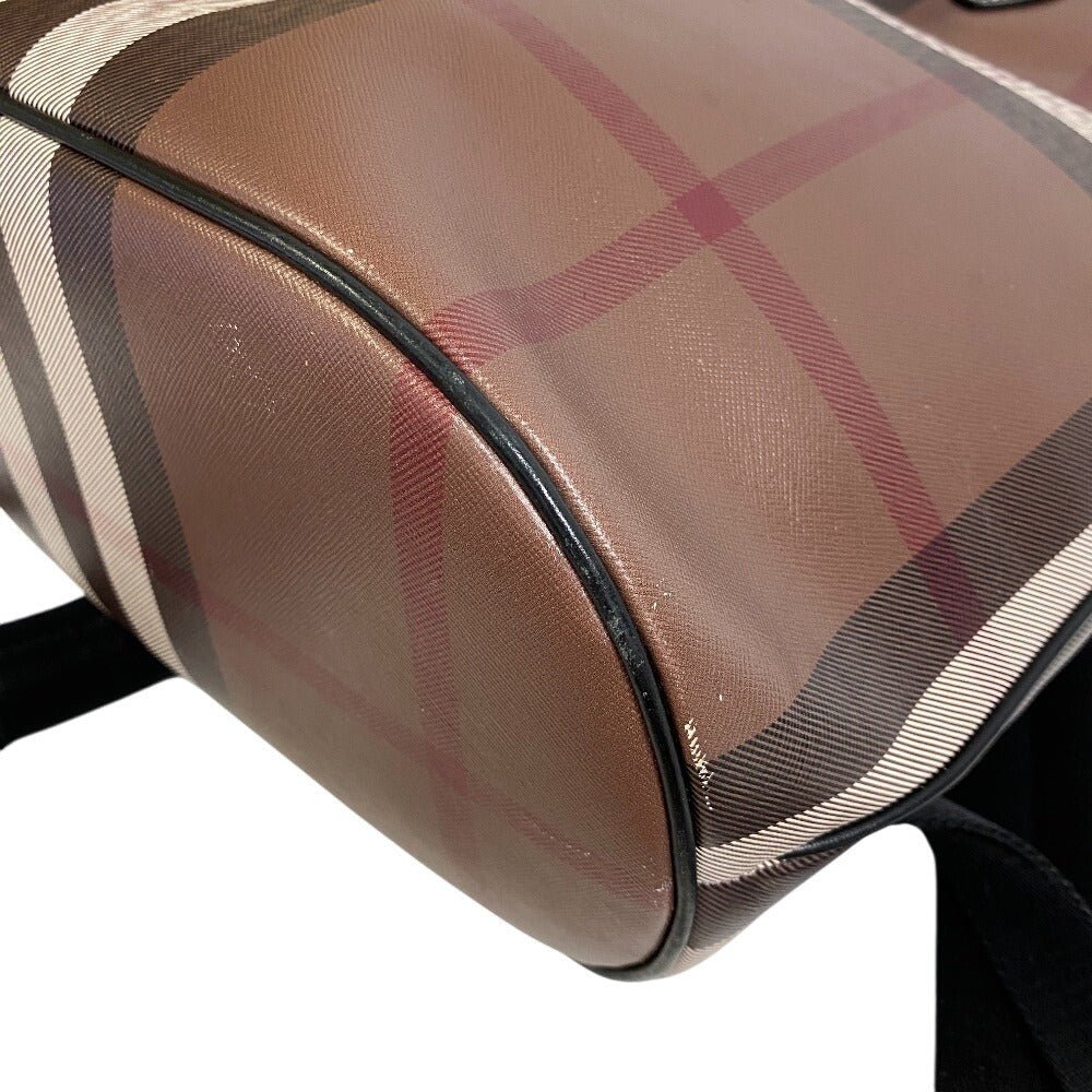 BURBERRY – Drawstring Backpack / 2 - Way Tote – Nova Check – PVC & Leather – Christopher Bailey – 2015 – 100% Authentic Pre - Owned Item No.: Z0013610 - LLUXE.CA