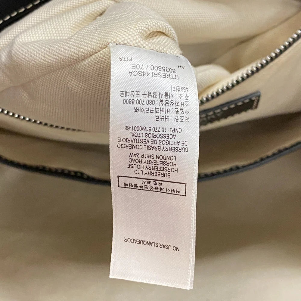 BURBERRY – Drawstring Backpack / 2 - Way Tote – Nova Check – PVC & Leather – Christopher Bailey – 2015 – 100% Authentic Pre - Owned Item No.: Z0013610 - LLUXE.CA