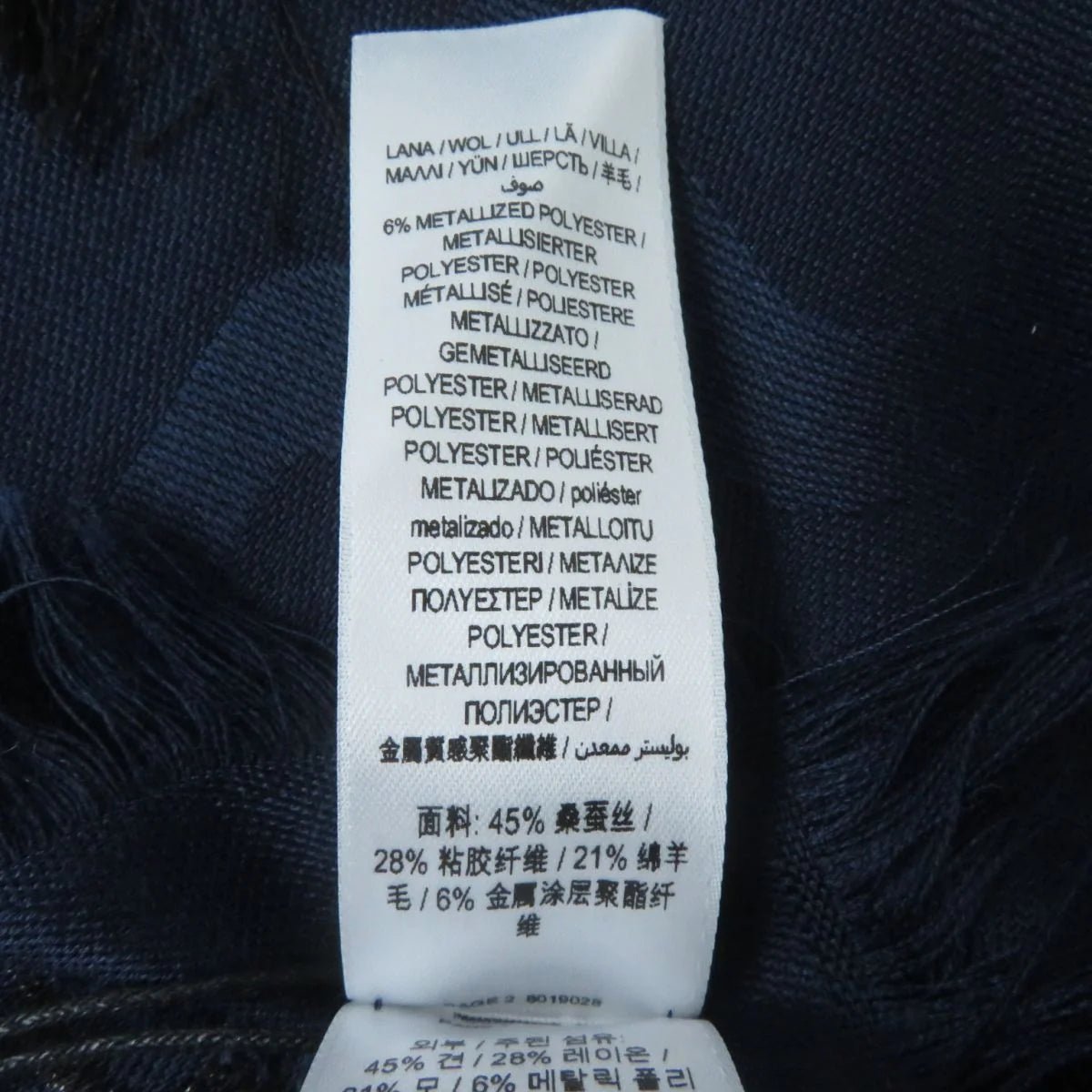 BURBERRY – Silk & Wool Blend Shawl – Riccardo Tisci – c. 2019 – 100% Authentic Pre - Owned - LLUXE.CA