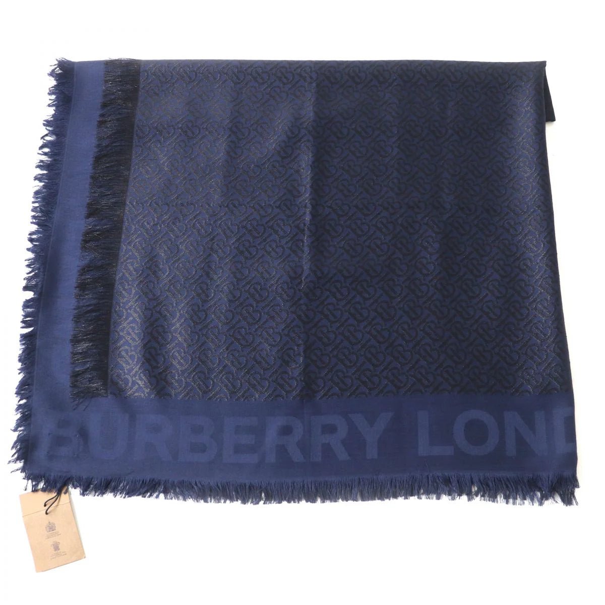 BURBERRY – Silk & Wool Blend Shawl – Riccardo Tisci – c. 2019 – 100% Authentic Pre - Owned - LLUXE.CA