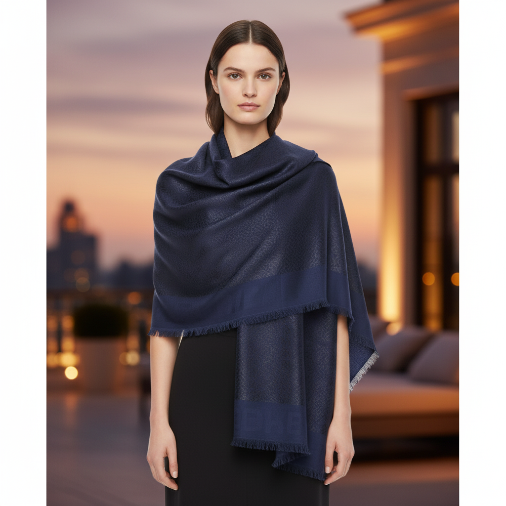Burberry Silk & Wool Blend Shawl