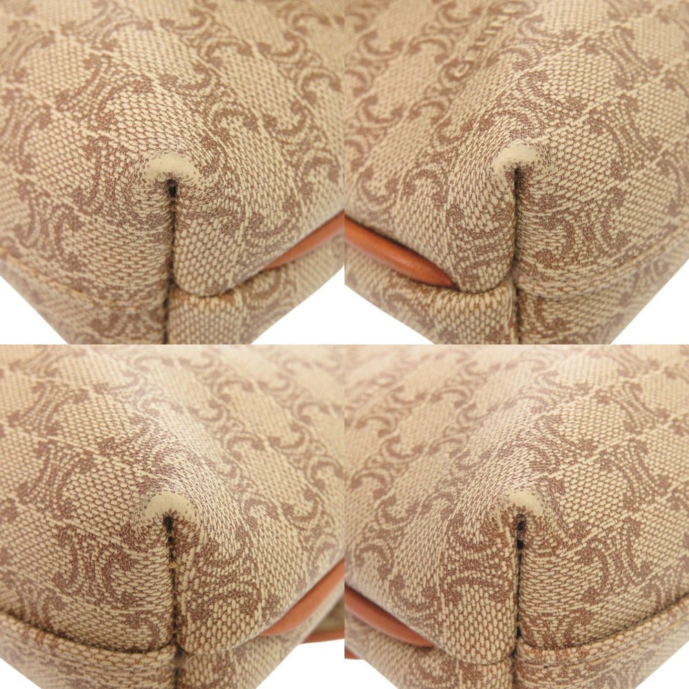 CELINE – Shoulder Bag – Macadam – Beige PVC & Leather – Michael Kors Era – Circa 2003–2008 – 100% Authentic Pre - Owned - LLUXE.CA