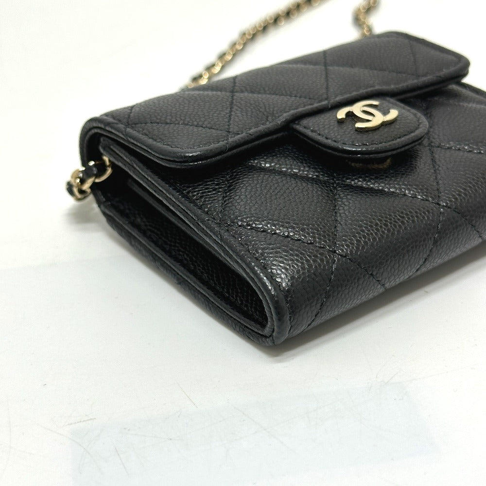 CHANEL AP0238 Coin Case in Black Caviar Leather – Designed by Karl Lagerfeld, COCO Mark Matelassé CC, Item No. 3109 - 23717 - 3, 2020s, – 100% Authentic Pre - Owned as good as new - LLUXE.CA