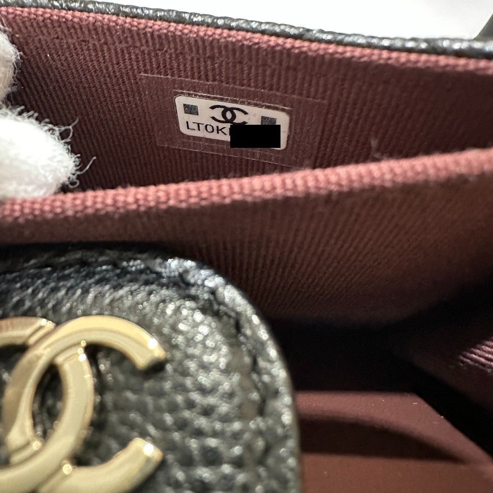 CHANEL AP0238 Wallet on Chain in Black Caviar Leather – COCO Mark Matelassé, Item No.3109 - 23331 - 1 Designed by Karl Lagerfeld, 2010s, 100% Authentic Pre - Owned - LLUXE.CA