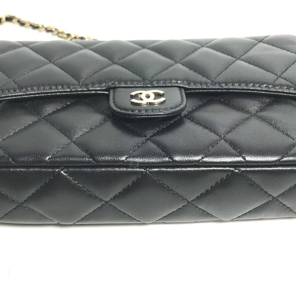 CHANEL AP2096 COCO Mark Phone Case Wallet on Chain in Black Lambskin – Matelassé Quilted, Item No. KO - 231114 - 29 Designed by Karl Lagerfeld (circa 2019), 100% Authentic Pre - Owned - LLUXE.CA