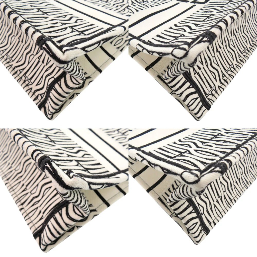 CHRISTIAN DIOR – Medium Book Tote – Embroidered Canvas – Maria Grazia Chiuri – 2021 – 100% Authentic Pre - Owned Item No.: 6L1743ILI6R4 - LLUXE.CA