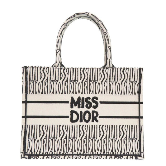 CHRISTIAN DIOR – Medium Book Tote – Embroidered Canvas – Maria Grazia Chiuri – 2021 – 100% Authentic Pre - Owned Item No.: 6L1743ILI6R4 - LLUXE.CA