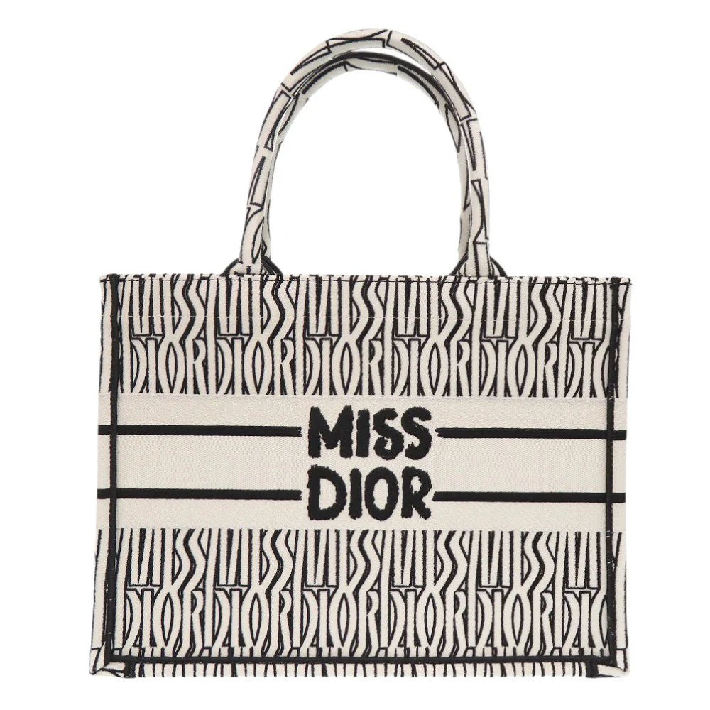 CHRISTIAN DIOR – Medium Book Tote – Embroidered Canvas – Maria Grazia Chiuri – 2021 – 100% Authentic Pre - Owned Item No.: 6L1743ILI6R4 - LLUXE.CA