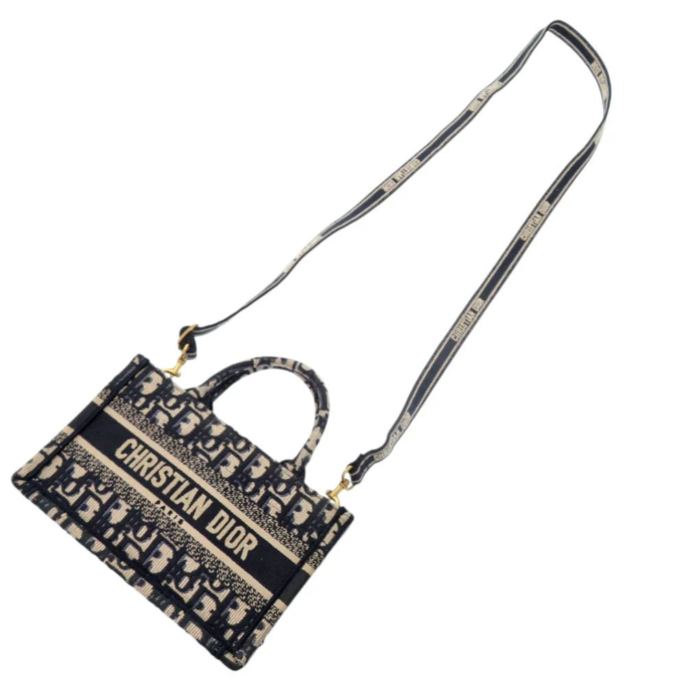 CHRISTIAN DIOR – Oblique Book Tote Mini – Designed by Maria Grazia Chiuri – 2019 – 100% Authentic Pre - Owned Item No.: 7X0732ZIB6NB - LLUXE.CA