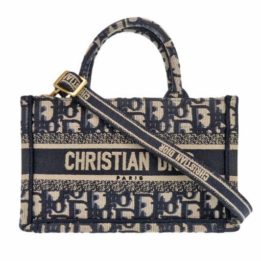 CHRISTIAN DIOR – Oblique Book Tote Mini – Designed by Maria Grazia Chiuri – 2019 – 100% Authentic Pre - Owned Item No.: 7X0732ZIB6NB - LLUXE.CA