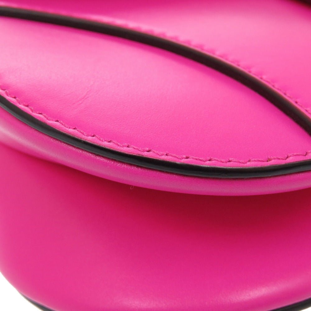 Christian Dior Saddle Bag in Passion Pink Leather (Year: Circa 2021, by Maria Grazia Chiuri) – Pre - Owned, 100% Authentic - LLUXE.CA