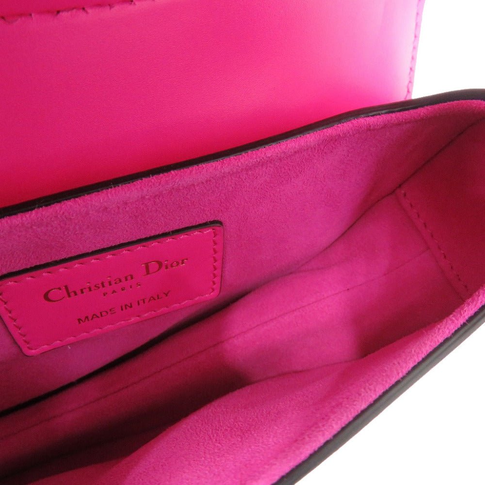 Christian Dior Saddle Bag in Passion Pink Leather (Year: Circa 2021, by Maria Grazia Chiuri) – Pre - Owned, 100% Authentic - LLUXE.CA