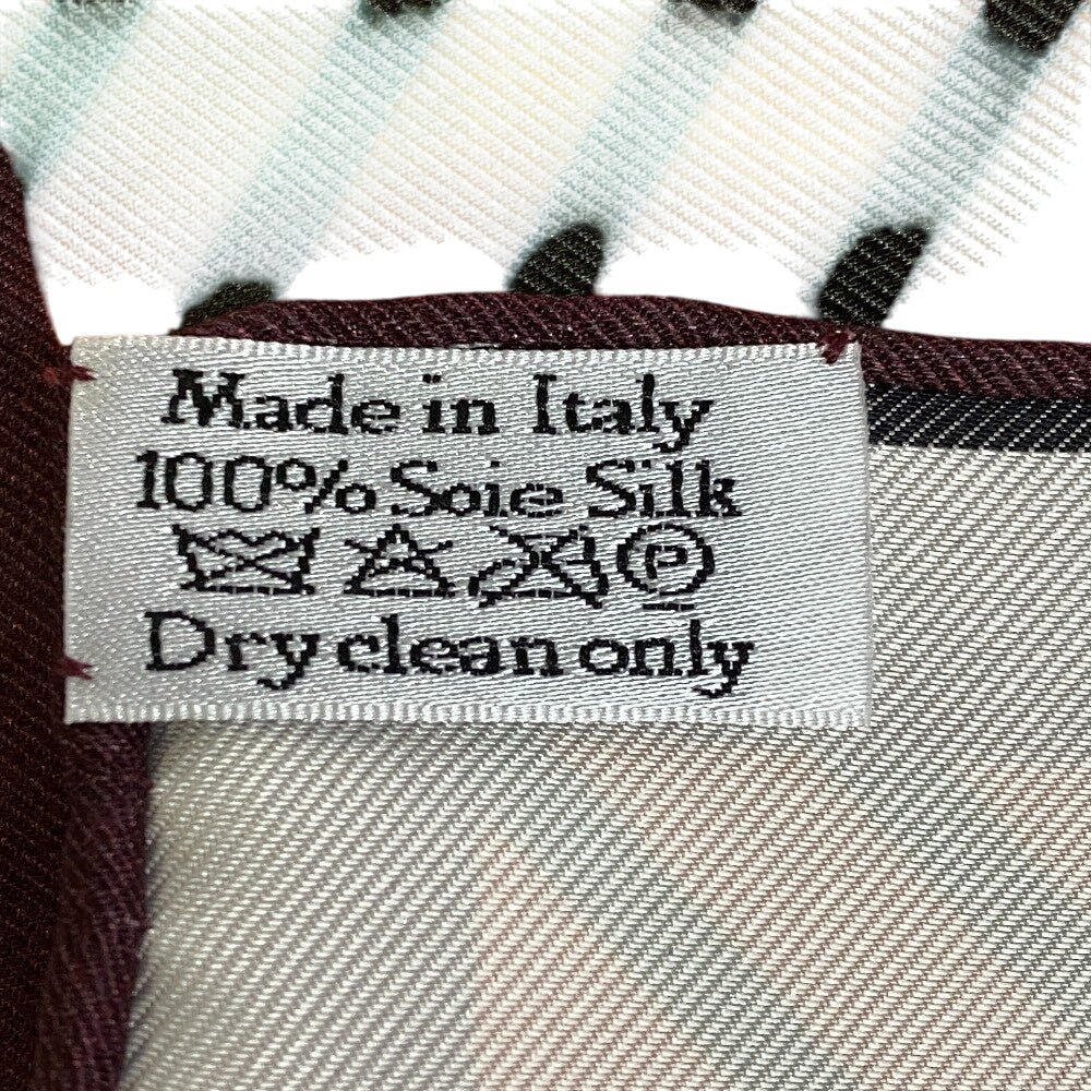 CHRISTIAN DIOR – Square Scarf – Item No. Z0012743 – Striped Pattern – 100% Silk – Vintage – 100% Authentic Pre - Owned John Galliano – c.2000 – 100% Authentic Pre - Owned - LLUXE.CA