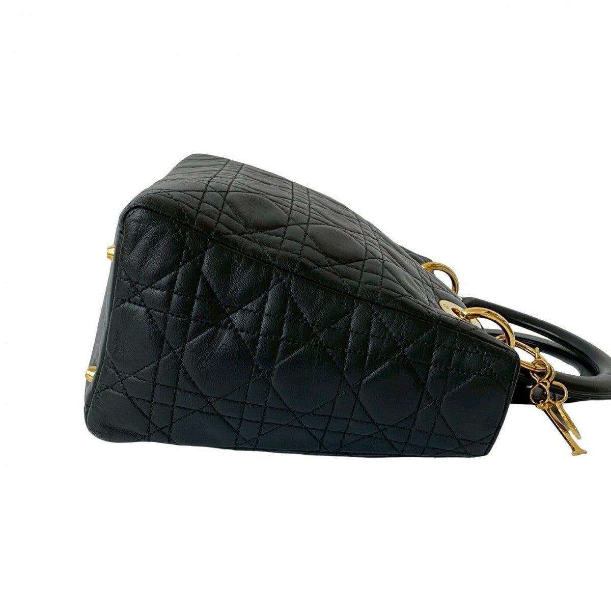 DIOR – Lady Dior Satchel / Cannage Stitch Handbag – Model No. 20250514KML53 - 2 – Maria Grazia Chiuri – 2020s – 100% Authentic Pre - Owne - LLUXE.CA