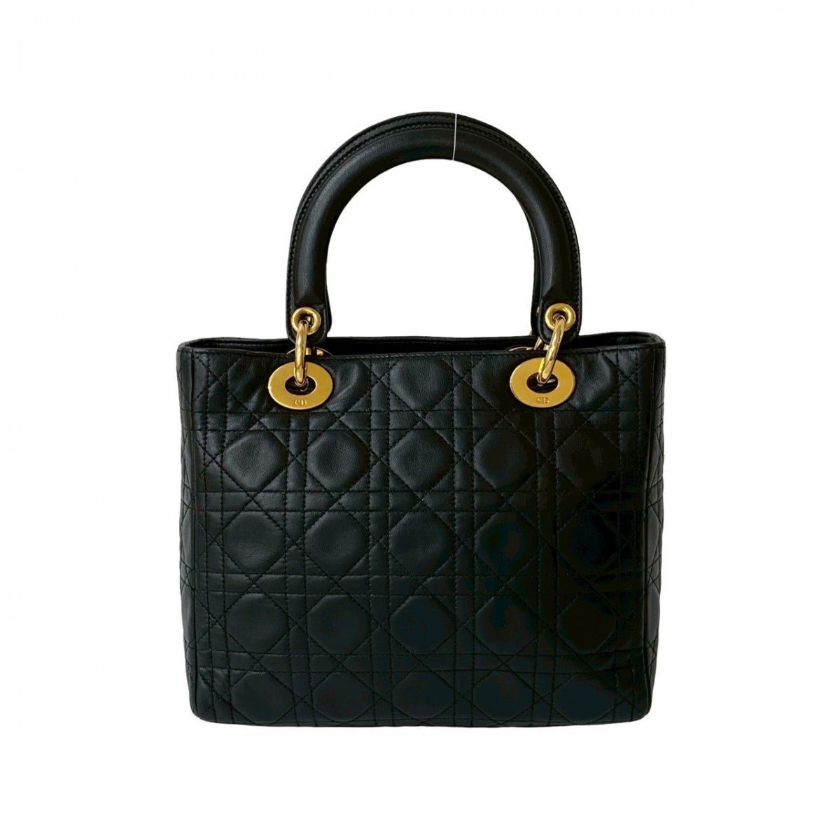 DIOR – Lady Dior Satchel / Cannage Stitch Handbag – Model No. 20250514KML53 - 2 – Maria Grazia Chiuri – 2020s – 100% Authentic Pre - Owne - LLUXE.CA