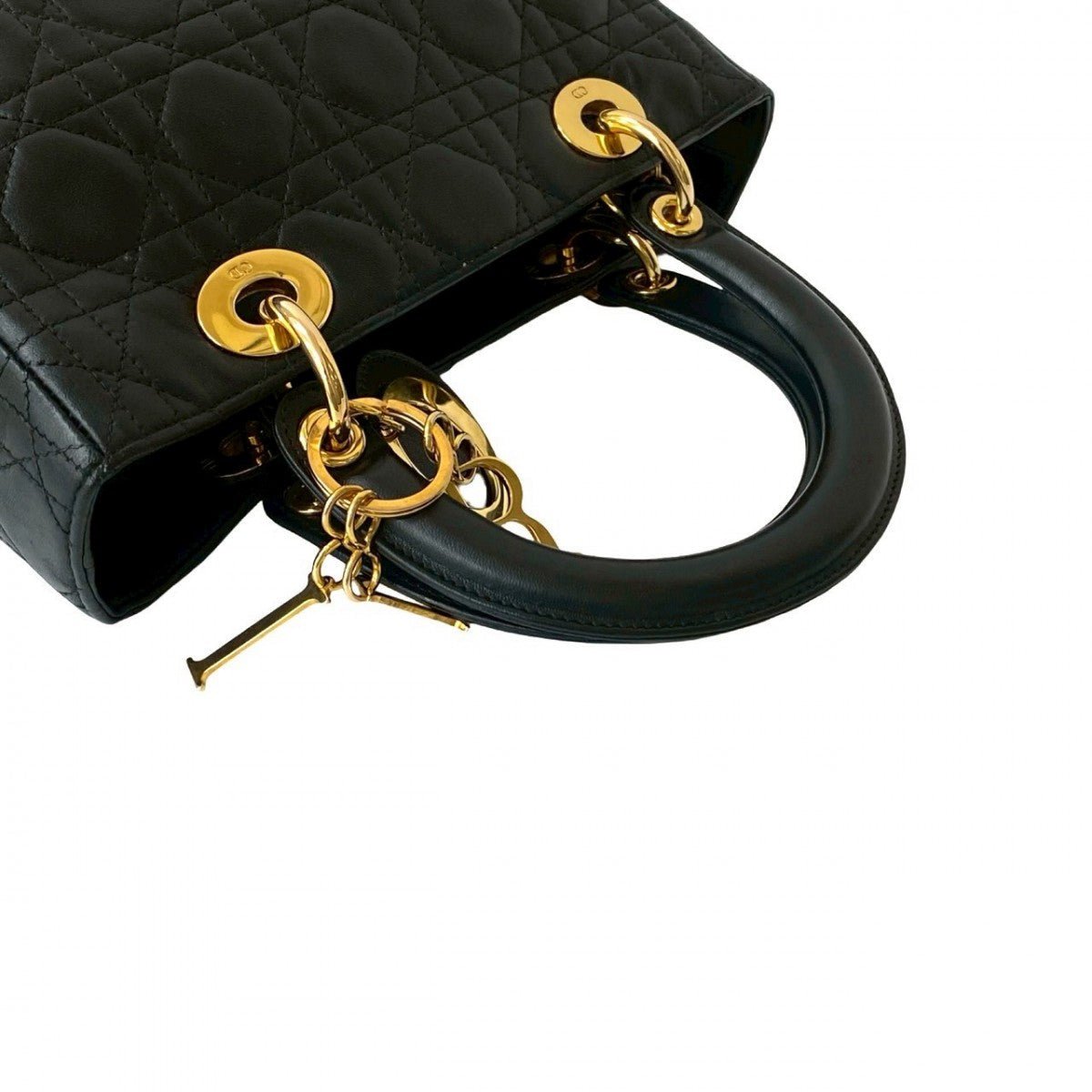 DIOR – Lady Dior Satchel / Cannage Stitch Handbag – Model No. 20250514KML53 - 2 – Maria Grazia Chiuri – 2020s – 100% Authentic Pre - Owne - LLUXE.CA