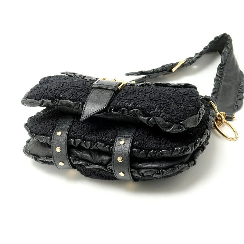 DOLCE & GABBANA – Shoulder Bag – Model No. 8183 - 15824 - 6 – Leopard Flower Rock Metal – Domenico Dolce & Stefano Gabbana – 2010s – 100% Authentic Pre - Owned Item No. RA2387 - LLUXE.CA