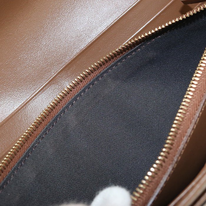 FENDI – FF Diamond Chain Wallet – Model No. 8M0365 ALV4 – Silvia Venturini Fendi – Circa 2021 – 100% Authentic Pre - Owned - LLUXE.CA