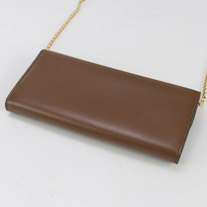 FENDI – FF Diamond Chain Wallet – Model No. 8M0365 ALV4 – Silvia Venturini Fendi – Circa 2021 – 100% Authentic Pre - Owned - LLUXE.CA