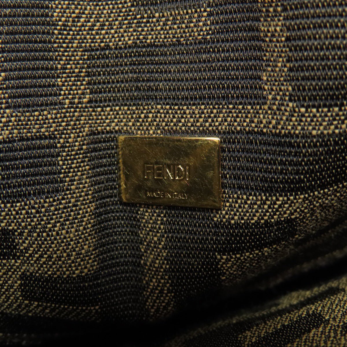 FENDI – Zucca Pattern 2WAY Shoulder Bag – Model No. 65814233 – Silvia Venturini Fendi – Early 2000s – 100% Authentic Pre - Owned - LLUXE.CA