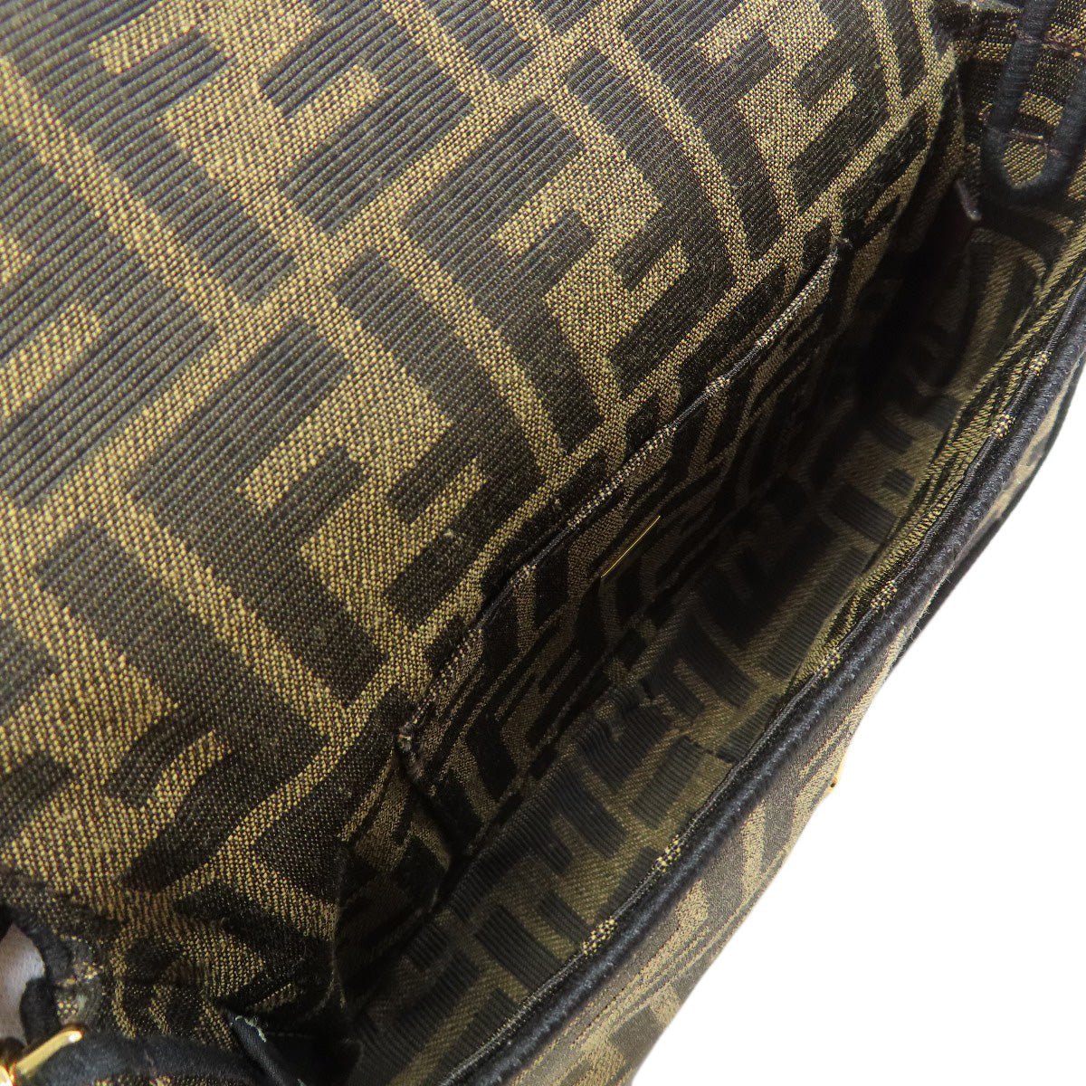 FENDI – Zucca Pattern 2WAY Shoulder Bag – Model No. 65814233 – Silvia Venturini Fendi – Early 2000s – 100% Authentic Pre - Owned - LLUXE.CA