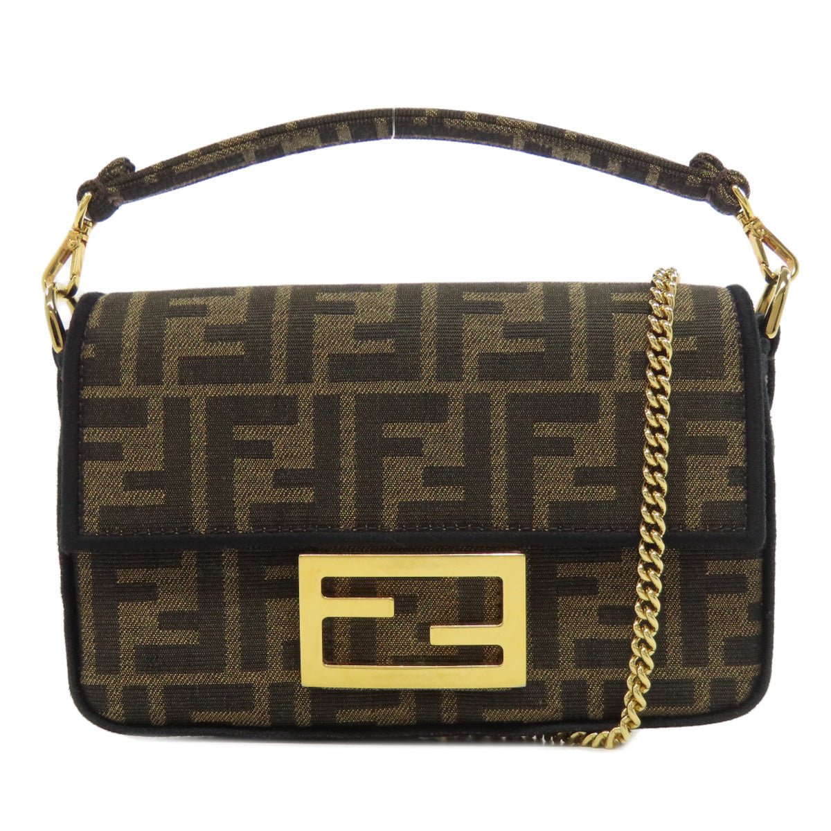 FENDI – Zucca Pattern 2WAY Shoulder Bag – Model No. 65814233 – Silvia Venturini Fendi – Early 2000s – 100% Authentic Pre - Owned - LLUXE.CA
