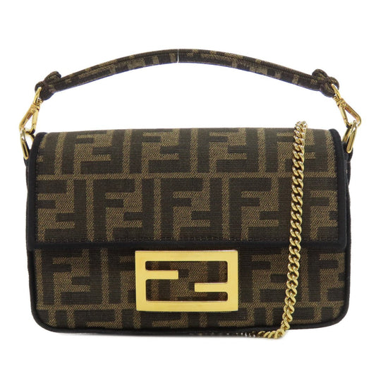FENDI – Zucca Pattern 2WAY Shoulder Bag – Model No. 65814233 – Silvia Venturini Fendi – Early 2000s – 100% Authentic Pre - Owned - LLUXE.CA