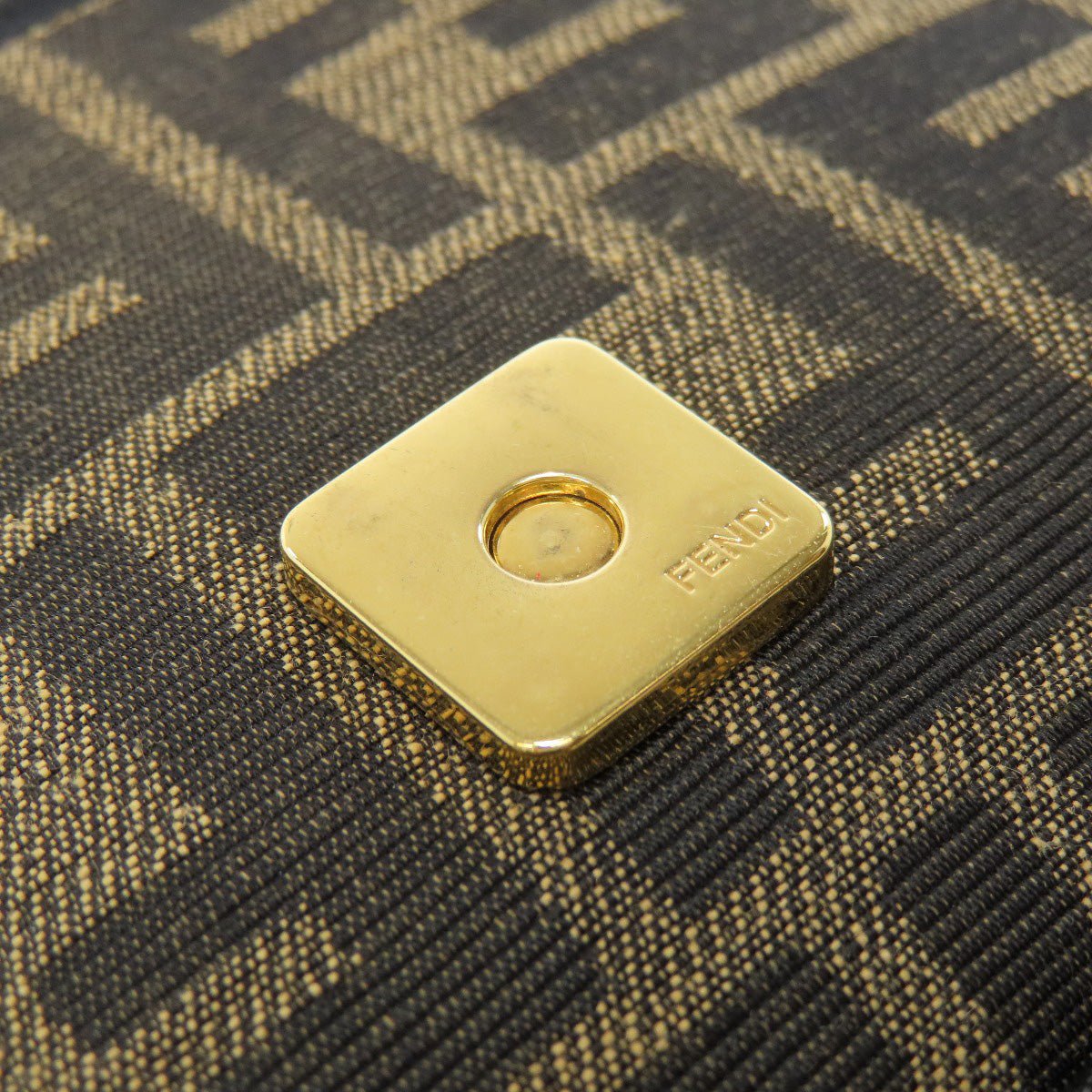 FENDI – Zucca Pattern 2WAY Shoulder Bag – Model No. 65814233 – Silvia Venturini Fendi – Early 2000s – 100% Authentic Pre - Owned - LLUXE.CA