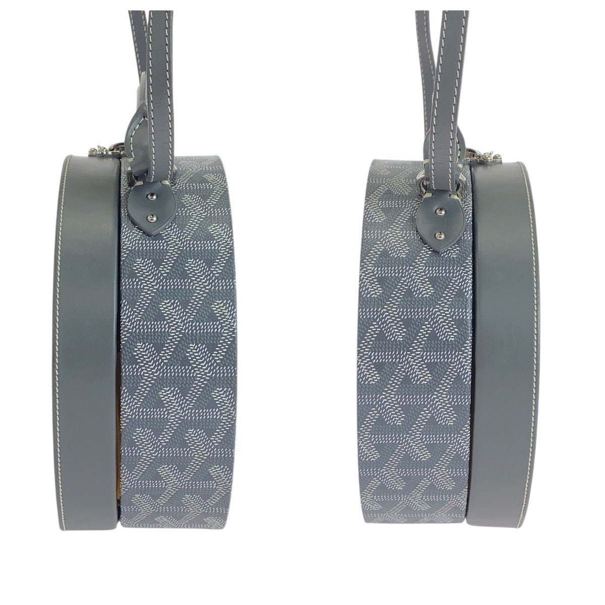 Goyard 504138 Alto Hat Box Trunk Bag in Goyardine Herringbone Canvas – Pre - Owned, 100% Authentic (Genuine), Circa 2010, Vintage, Designed by Pierre - François Martin - LLUXE.CA