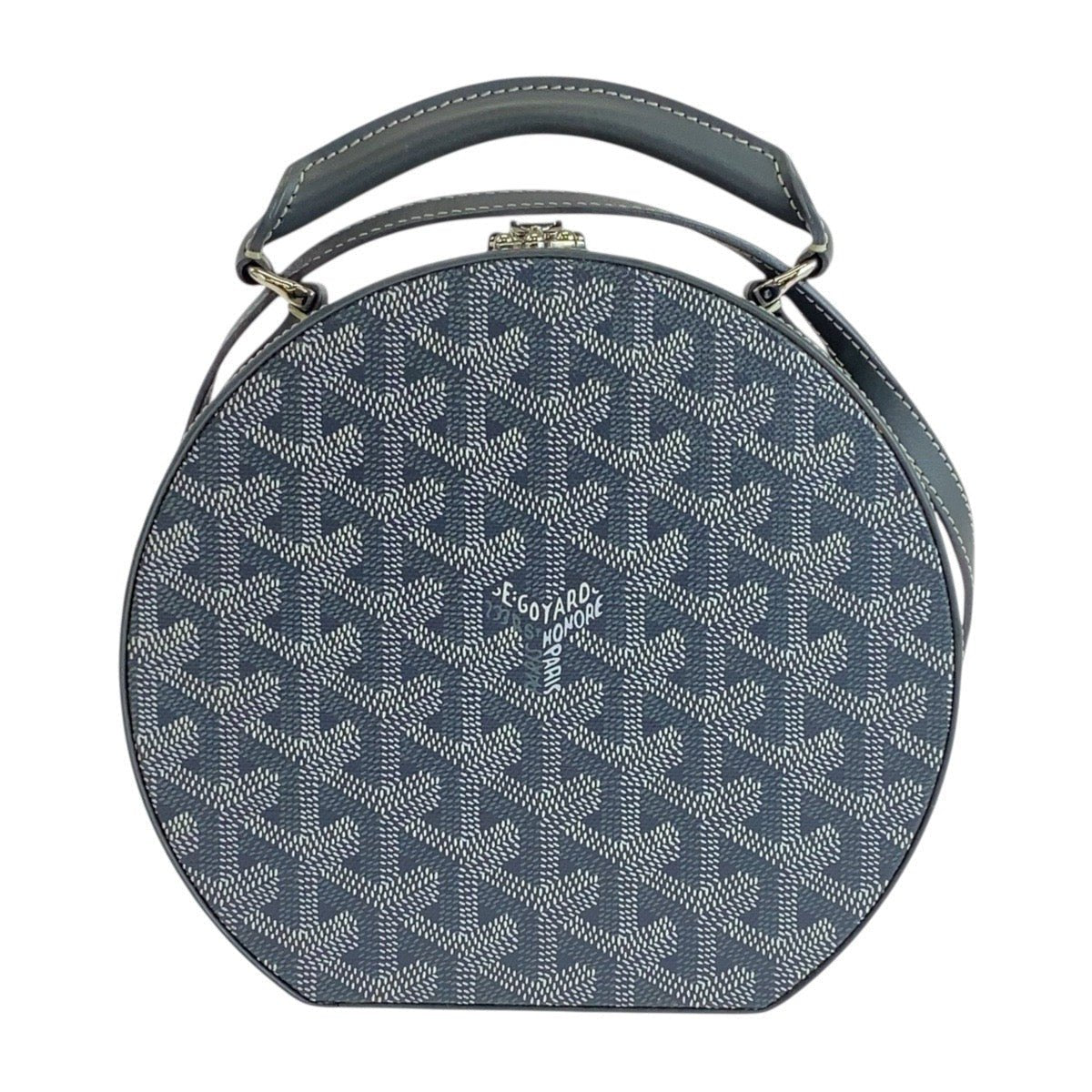 Goyard 504138 Alto Hat Box Trunk Bag in Goyardine Herringbone Canvas – Pre - Owned, 100% Authentic (Genuine), Circa 2010, Vintage, Designed by Pierre - François Martin - LLUXE.CA