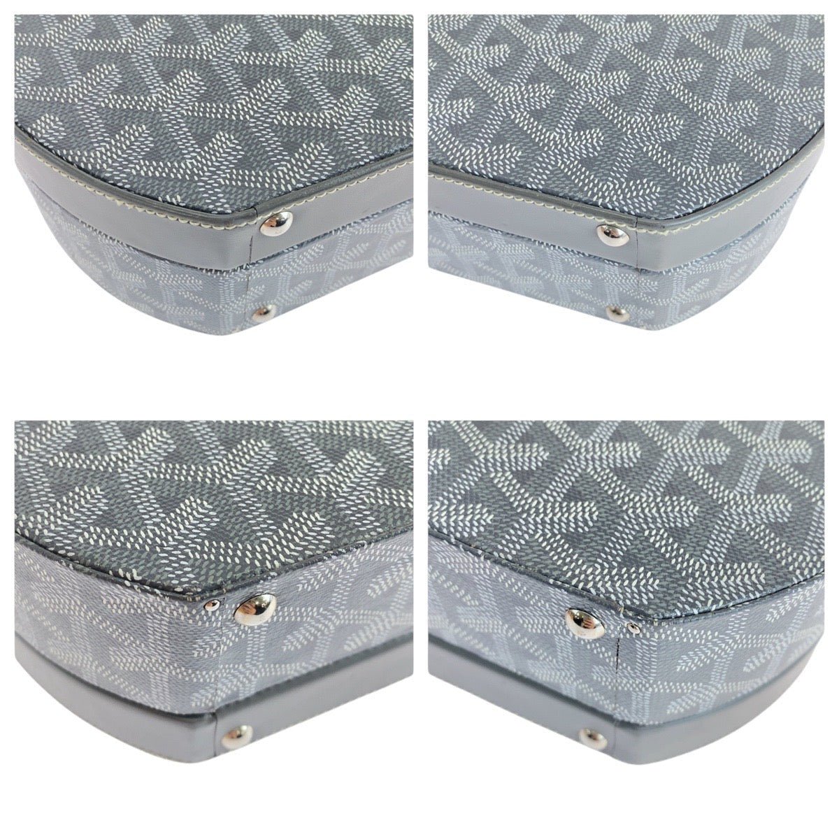Goyard 504138 Alto Hat Box Trunk Bag in Goyardine Herringbone Canvas – Pre - Owned, 100% Authentic (Genuine), Circa 2010, Vintage, Designed by Pierre - François Martin - LLUXE.CA