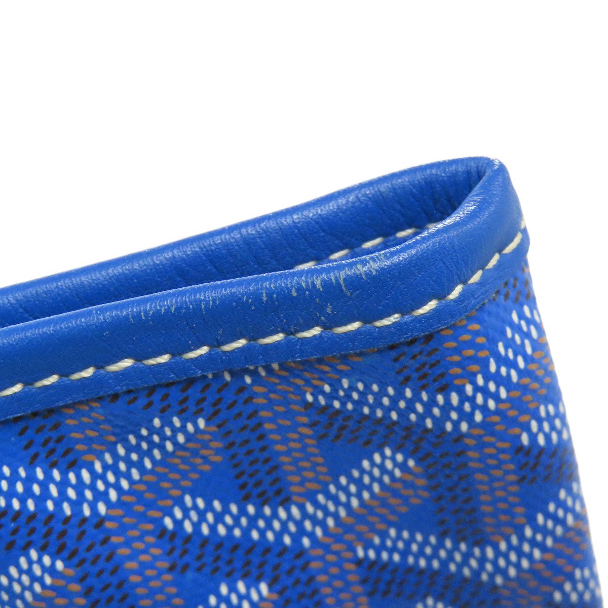 Goyard 75619027 Saint Louis GM Tote Bag Blue Coated Canvas with Pouch | Circa 2010s | Made in France | Heritage Design | A Rank Condition 100% Authentic Pre - Owned - LLUXE.CA