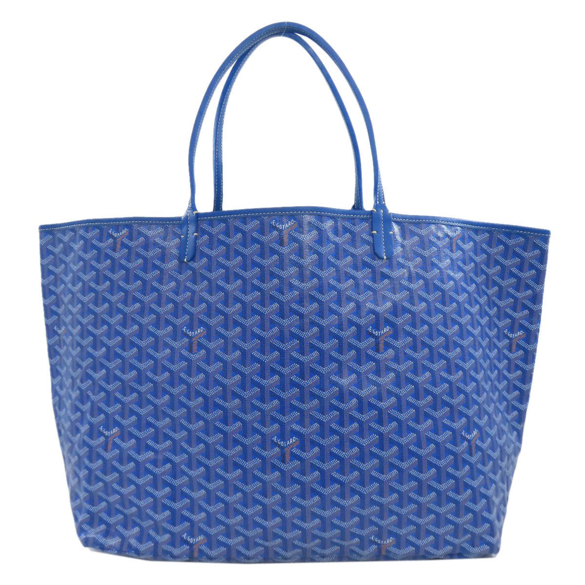 Goyard 75619027 Saint Louis GM Tote Bag Blue Coated Canvas with Pouch | Circa 2010s | Made in France | Heritage Design | A Rank Condition 100% Authentic Pre - Owned - LLUXE.CA