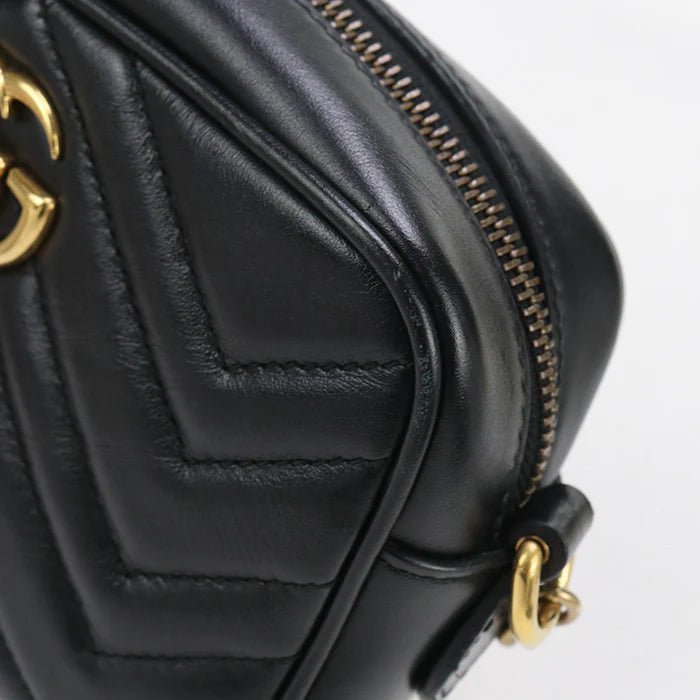 GUCCI – GG Marmont Mini Camera Bag – 448065 – Designed by Alessandro Michele – 2016 – 100% Authentic Pre - Owned Item No.: usdgu89159011 - LLUXE.CA