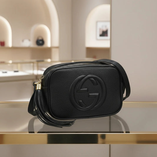 GUCCI – Soho Diagonal Shoulder Bag – Model No. 347994 – Frida Giannini – 2013 – 100% Authentic Pre - Owned - LLUXE.CA