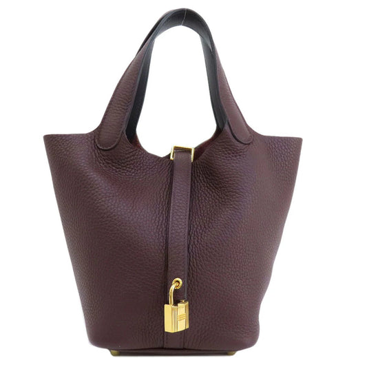 HERMÈS – Picotin Lock PM Handbag – Model No. 65714563 – Taurillon Clemence & Swift Leather – Maison Hermès – Year Unknown – 100% Authentic Pre - Owned - LLUXE.CA