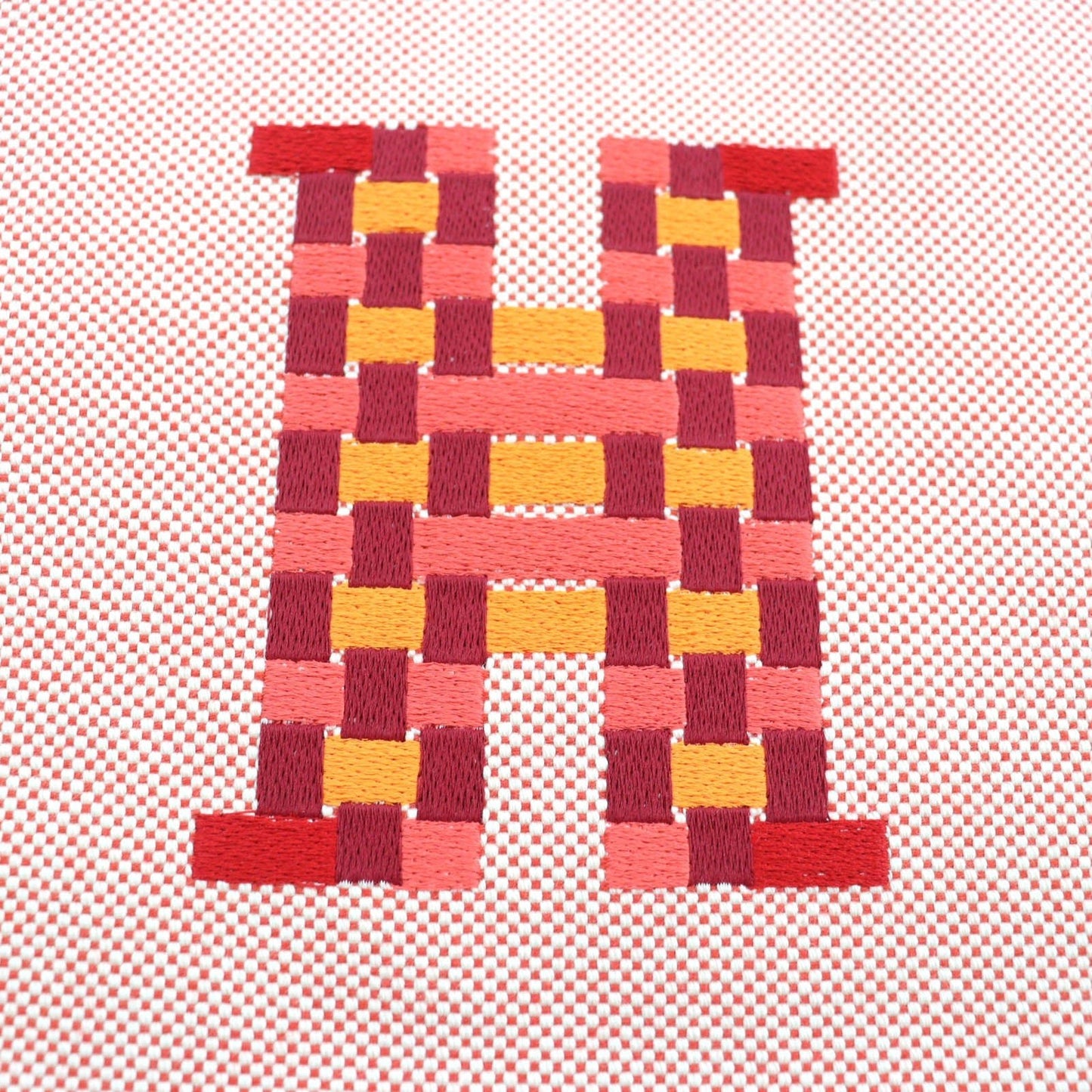 HERMÈS Pouch H Tissage H103608M in Cognac Cotton by Fanette Mellier (Circa 2023) – Pre - Owned, 100% Authentic - LLUXE.CA