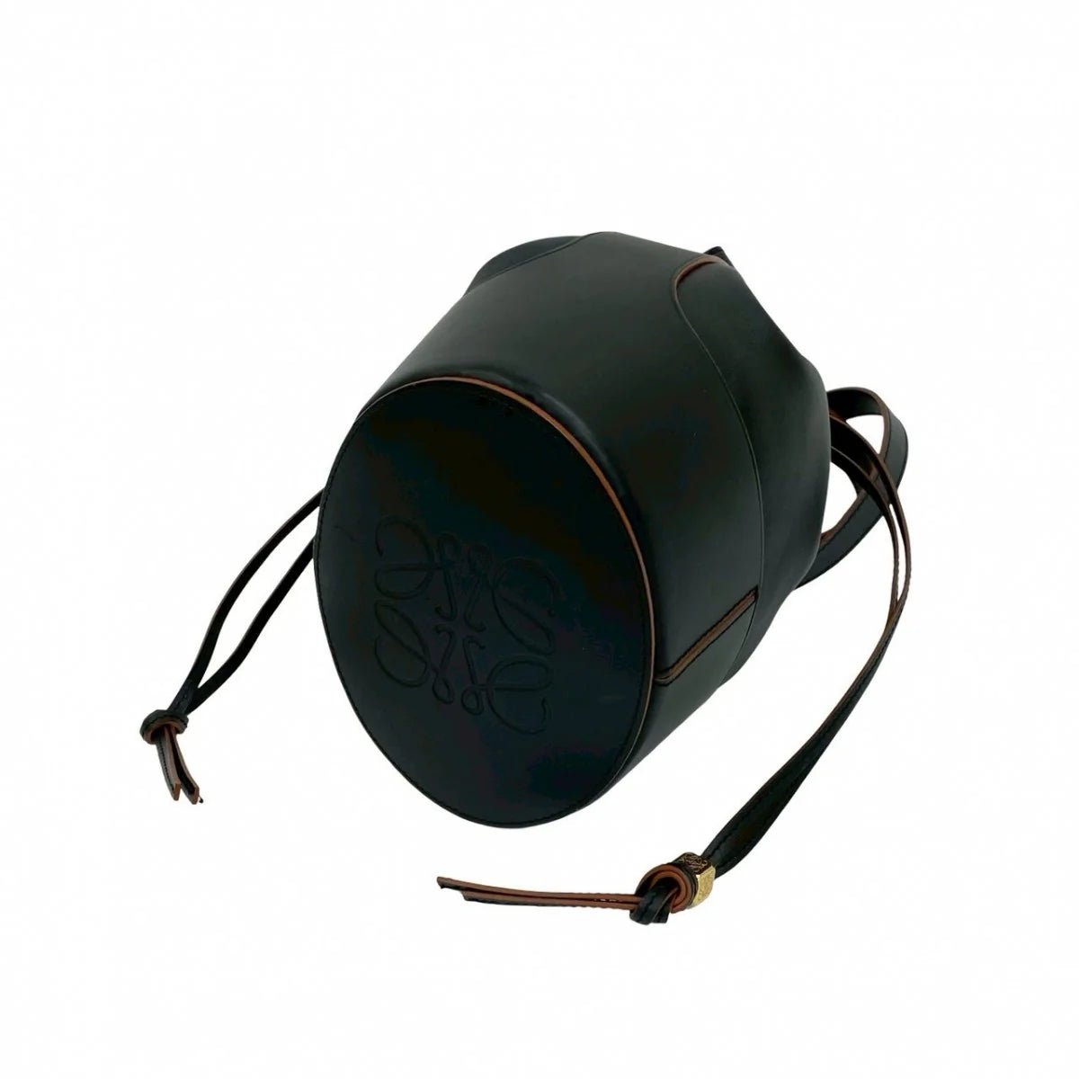 LOEWE – Balloon Bag Medium in Black Leather – Jonathan Anderson – Introduced 2020 – Made in Spain – 100% Authentic Pre - Owned - LLUXE.CA