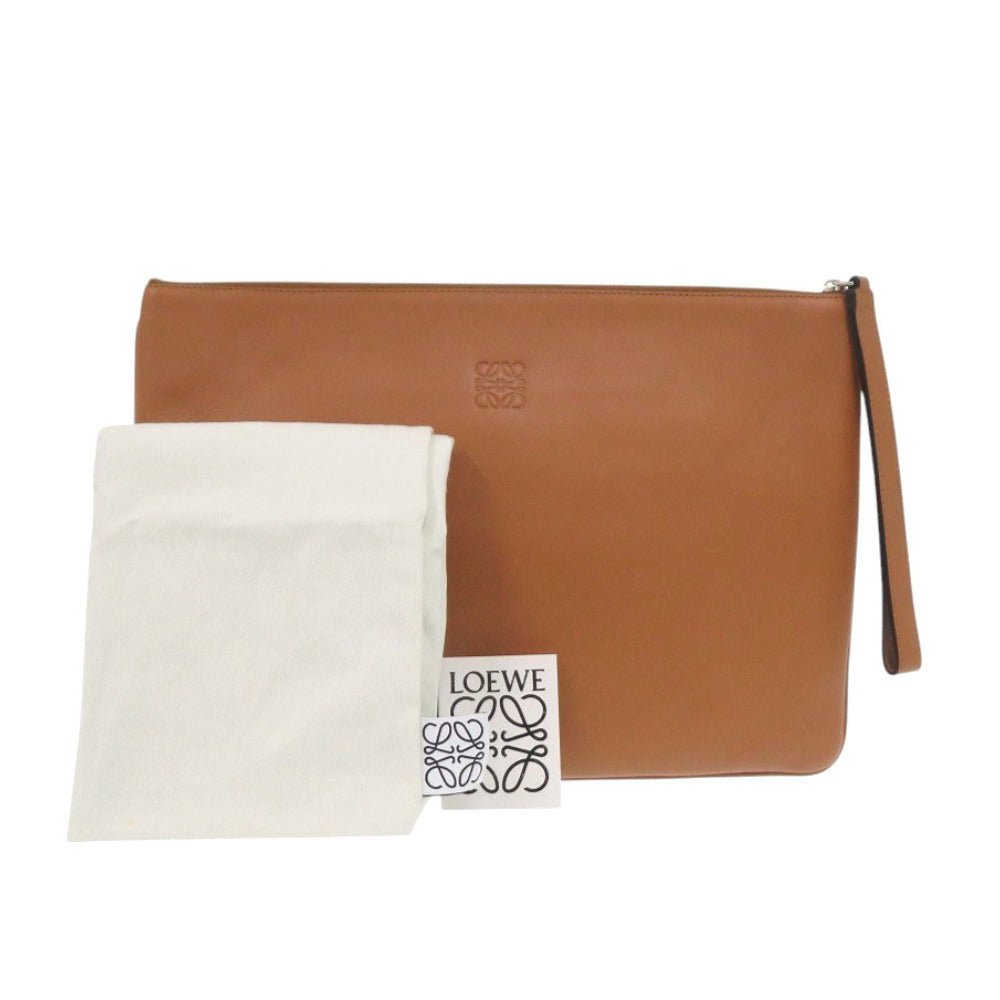 LOEWE – T Pouch Clutch – Item No. 6L1522EBP5R4 – Jonathan Anderson – Circa 2015–2016 – 100% Authentic Pre - Owned - LLUXE.CA