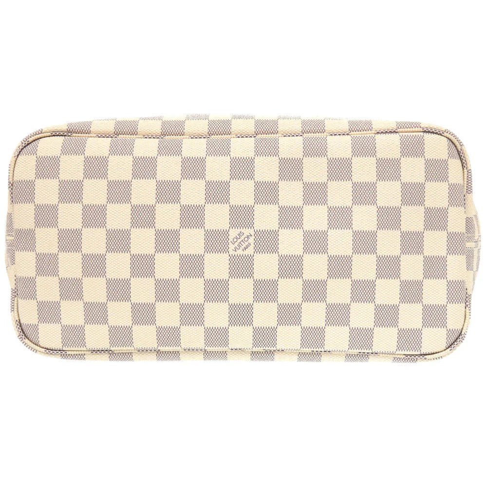 LOUIS VUITTON – Neverfull Tote Bag – Model No. N41605 100% Authentic (Genuine) Canvas colour Rose Valerie Damier Azur Item No.6K0261IP6A4 - LLUXE.CA