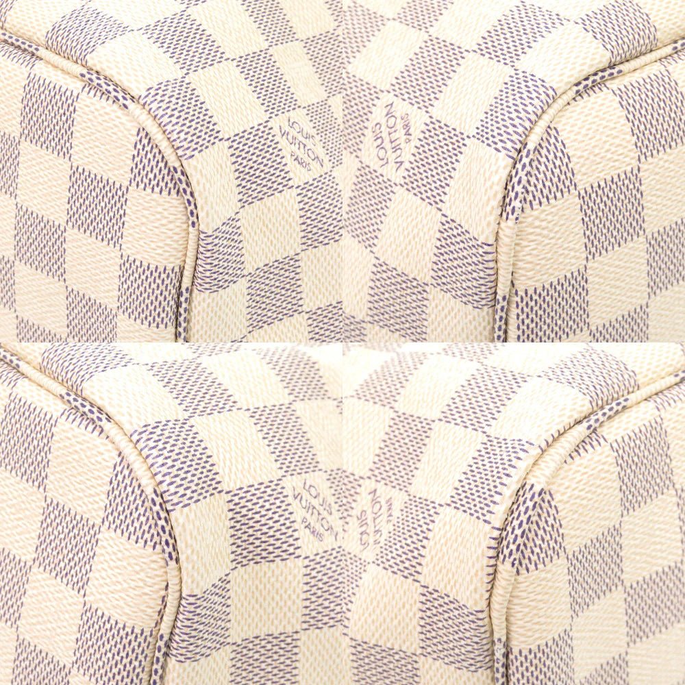 LOUIS VUITTON – Neverfull Tote Bag – Model No. N41605 100% Authentic (Genuine) Canvas colour Rose Valerie Damier Azur Item No.6K0261IP6A4 - LLUXE.CA