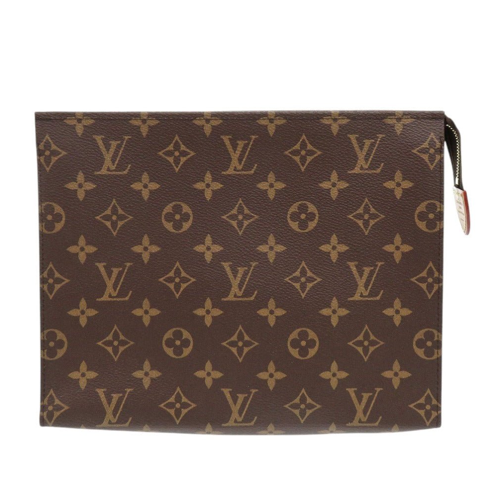 LOUIS VUITTON – Poche Toilette 26 Clutch Bag – Model m – m – Circa 2020s – 100% Authentic Pre - Owned No. M47542 - LLUXE.CA