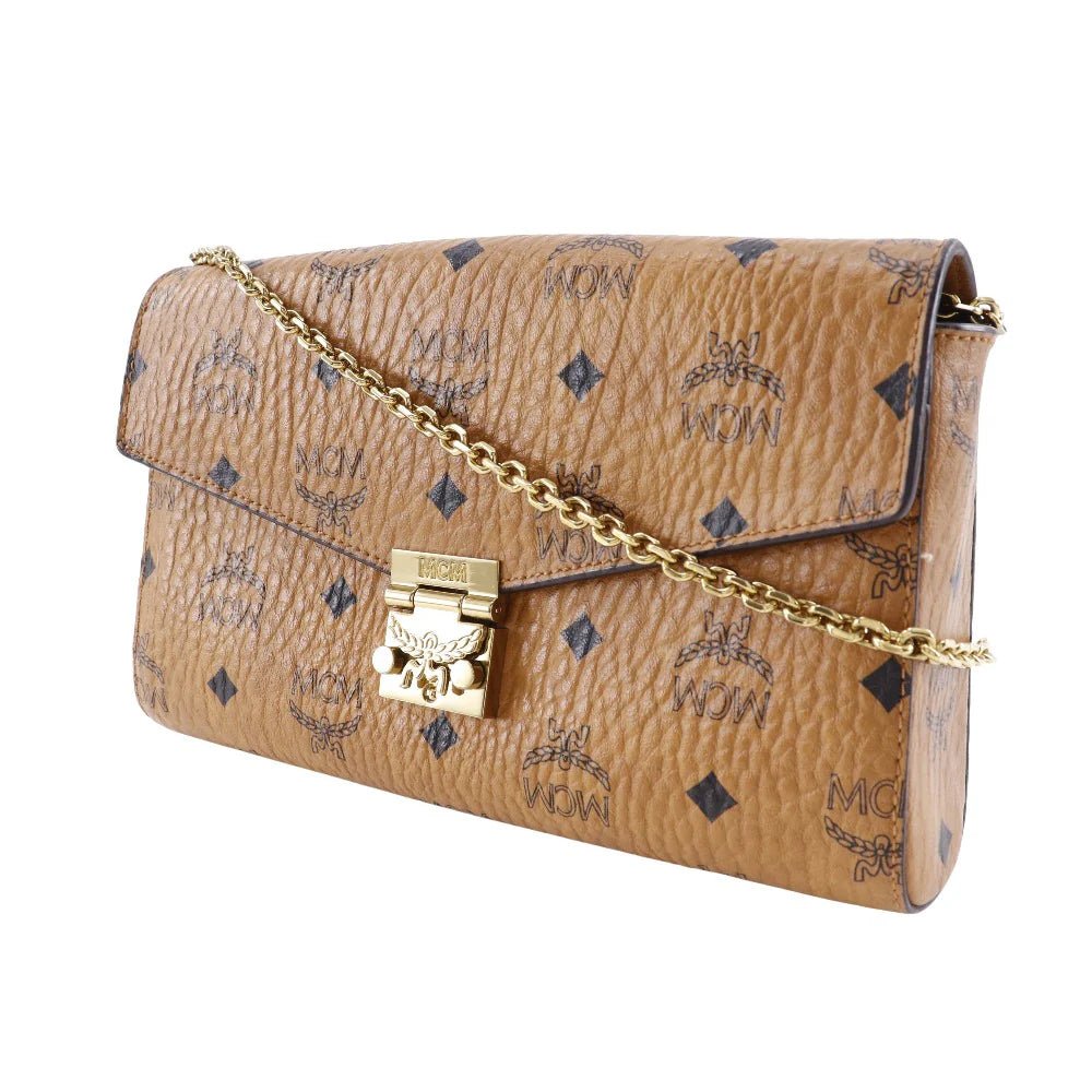 MCM – Shoulder Bag / 2 - Way Clutch – Model No. MYZ 28AME05 CO001 – Vicetos Tracy Medium – PVC & Leather – Michael Cromer – 2018 – 100% Authentic Pre - Owned Item No.: G221624002 - LLUXE.CA