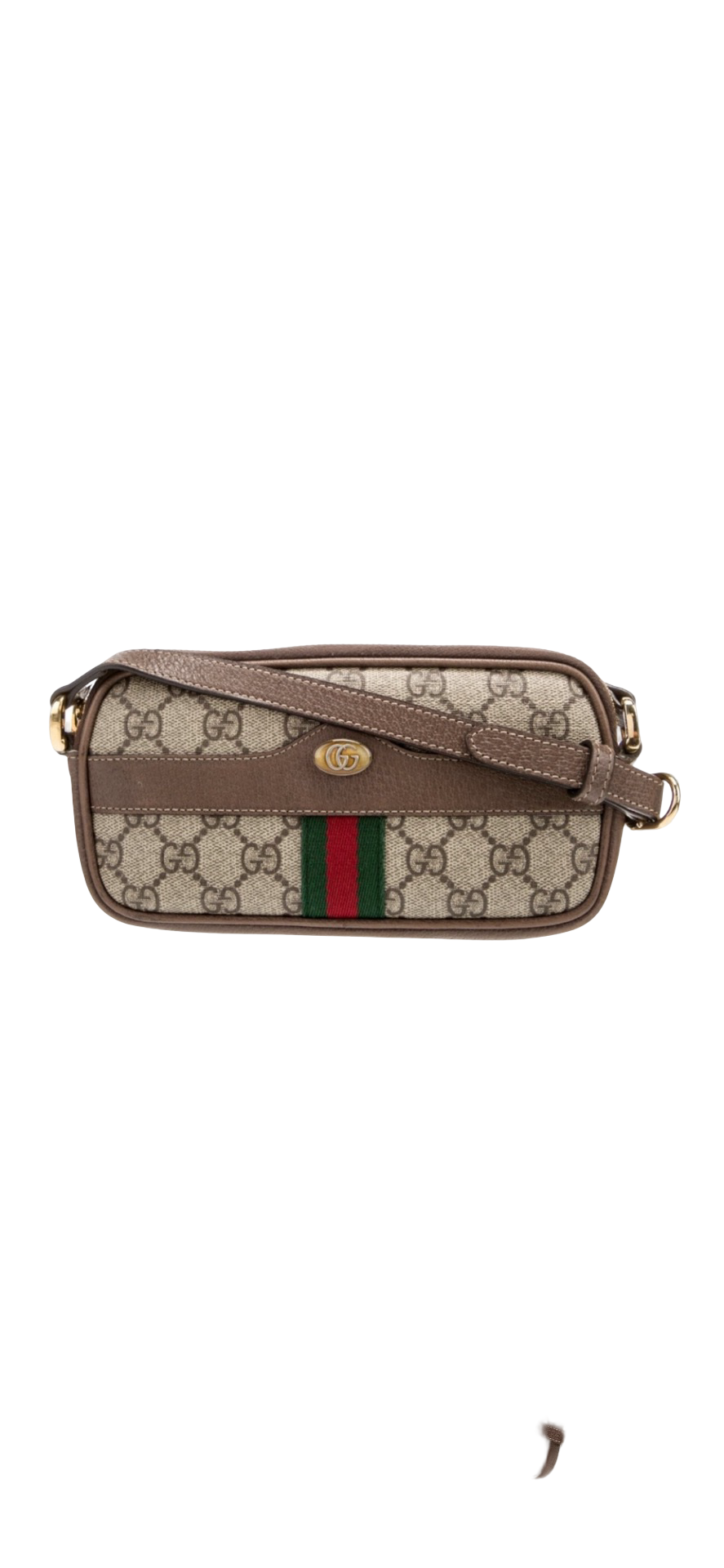 GUCCI – GG Supreme Mini Ophidia Crossbody – Brown Canvas & Leather – 2022 – 100% Authentic ✨Pre-Owned Excellent Condition ~28% Off MSRP